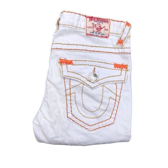 True Religion Jeans Size 30 BILLY BIG T White - Picture 8 of 10